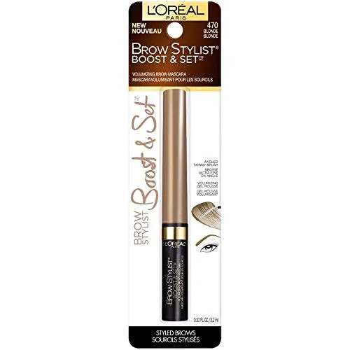 L'Oreal Paris Cosmetics Brow Stylist Boost & Set Brow Mascara,
