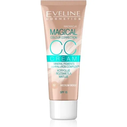 Magical CC Cream 52 Medium Beige, Eveline Cosmetics