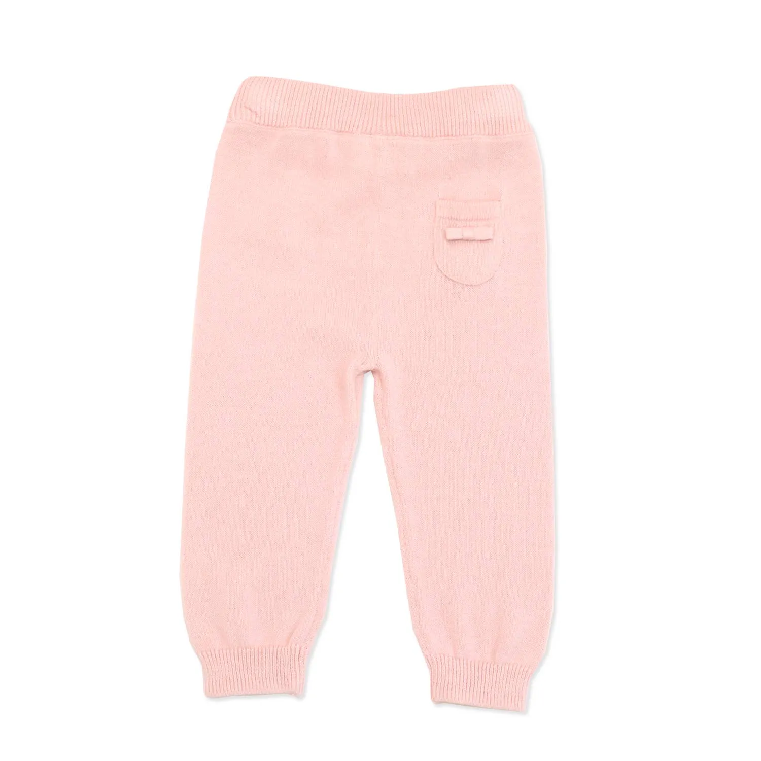 Milan Baby Legging Pants Sweater Knit (Organic Cotton): Grey